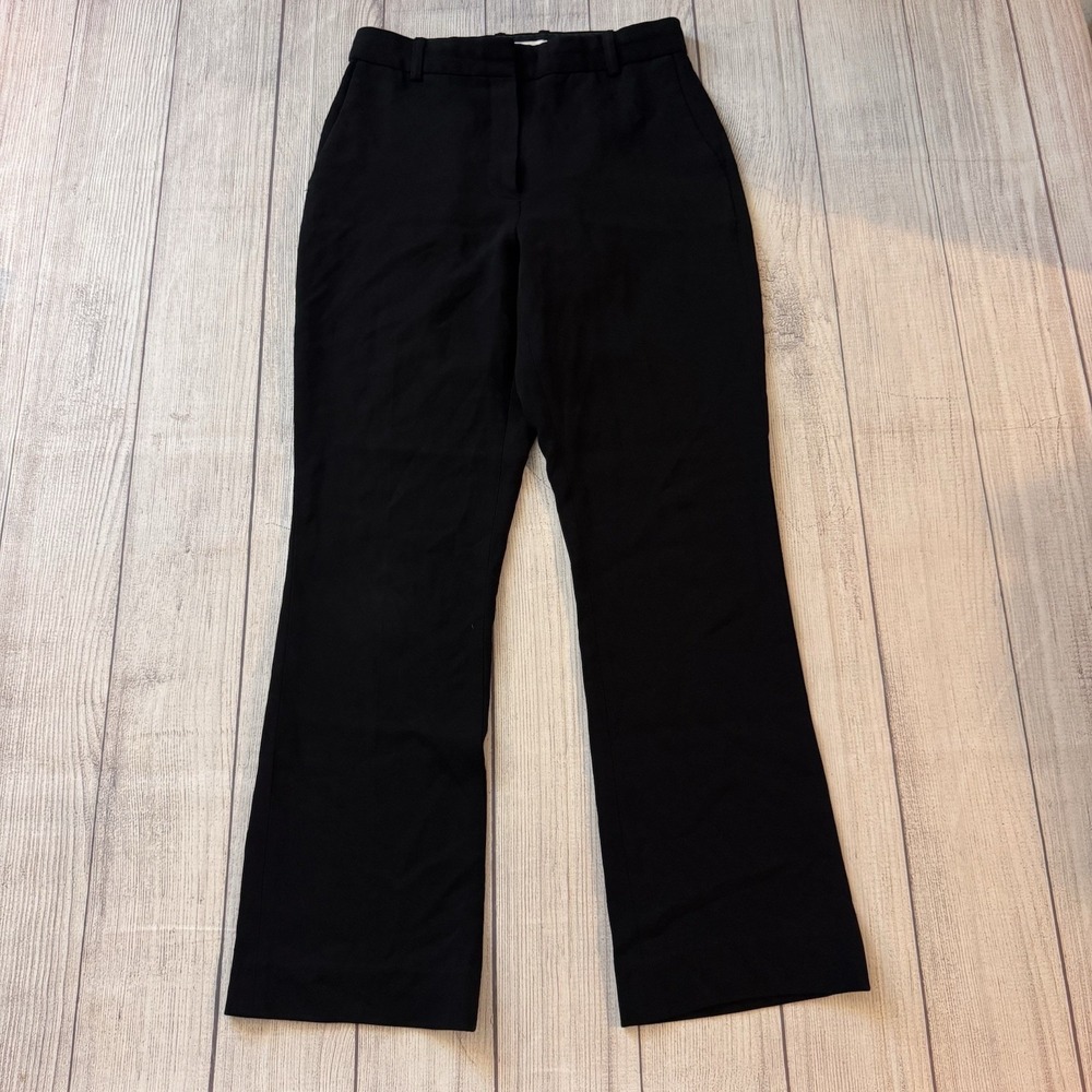 Babaton Aritzia Women's Size 6 Black Dress Pants Straight Leg Trouser Career 27"